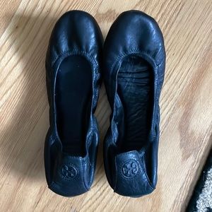Black Tory Burch Flats